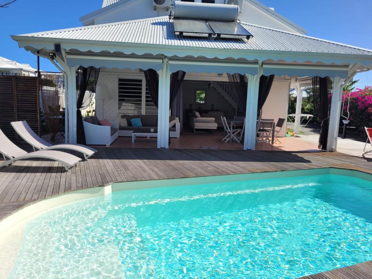 Villa Ste Marthe Avec Piscine, Grande Terrasse, Jardin Intime Et Citerne D'Eau Saint-Francois  Eksteriør billede