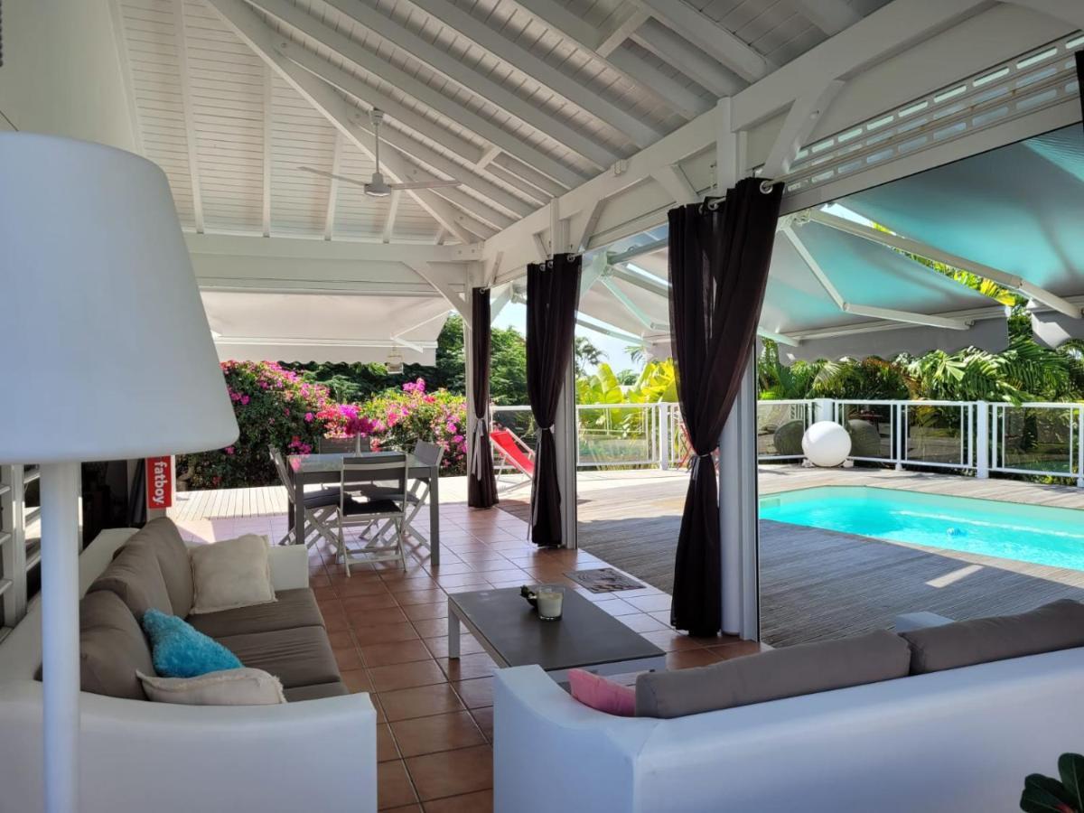 Villa Ste Marthe Avec Piscine, Grande Terrasse, Jardin Intime Et Citerne D'Eau Saint-Francois  Eksteriør billede
