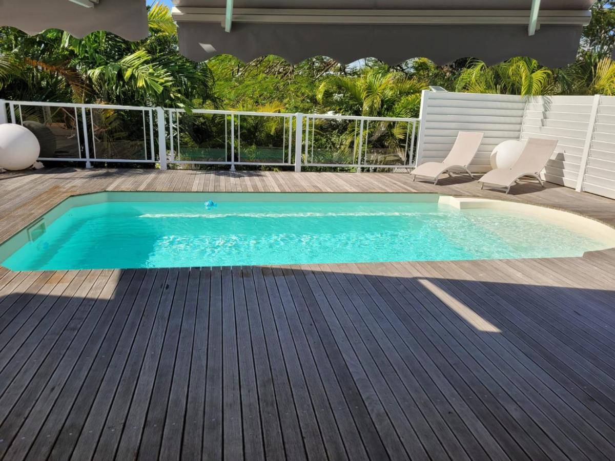 Villa Ste Marthe Avec Piscine, Grande Terrasse, Jardin Intime Et Citerne D'Eau Saint-Francois  Eksteriør billede